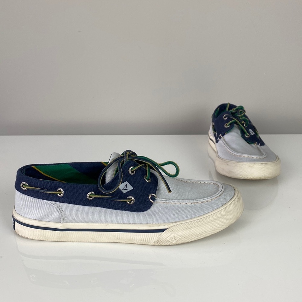 Sperry Blue Topsiders Size 8